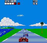 Out Run (Japan) In game screenshot